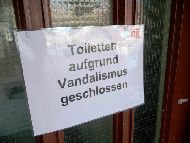 In Neustadt bleiben die Toiletten geschlossen.  | Foto: peter stellmach