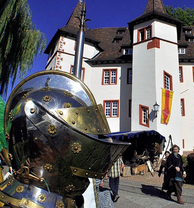 Ritter und Gaukler beherrschen wieder  den Schlosshof.  | Foto: Sm