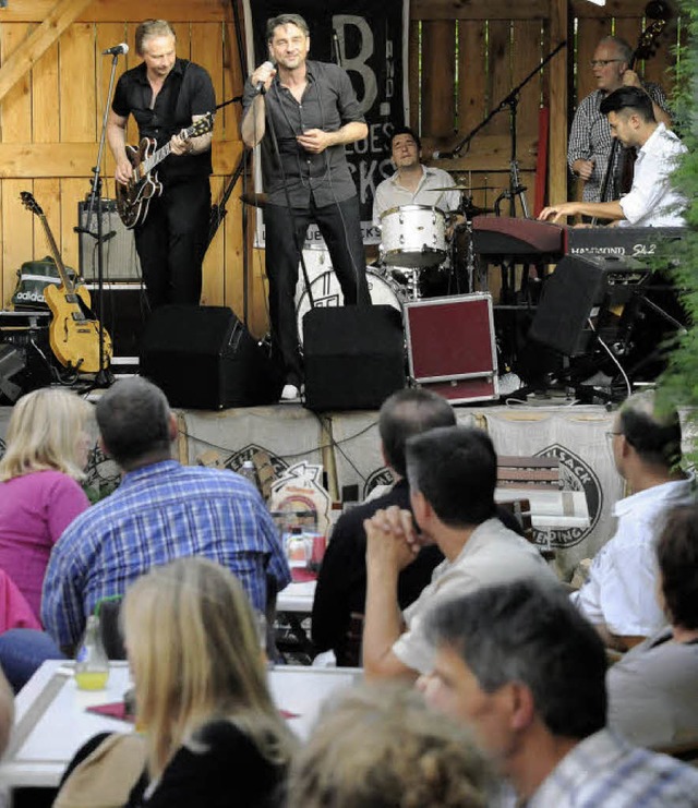 Blueslust pur verbreiteten die Bluessh...-Erlebnisgarten des Mundinger Mehlsack  | Foto: Markus Zimmermann, Markus Zimmermann