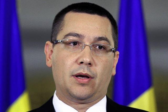 Rumnien:Premier Ponta ber seinen Machtkampf mit Prsident Basescu