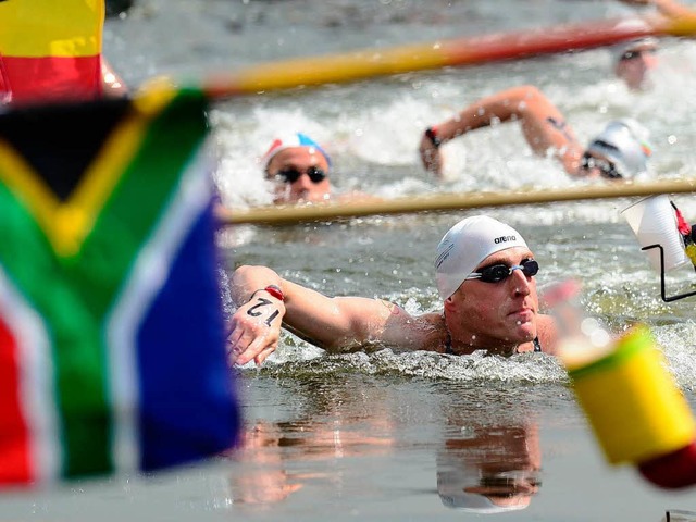Thomas Lurz hat bei den Olympischen Spielen Silber geholt.  | Foto: AFP