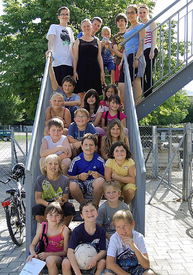 Die Sommerolympiade des Jugendraums bi...ienspielaktion der Gemeinde Weisweil.   | Foto: Schimanski