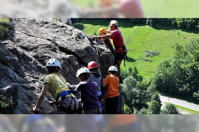 Schon die Kleinsten wollen hoch hinaus