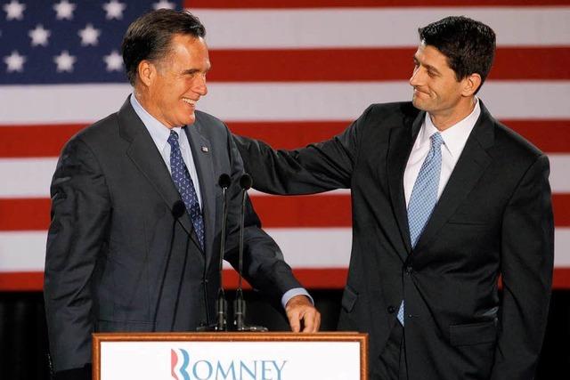 Kandidat Romney macht Paul Ryan zu seinem Vize