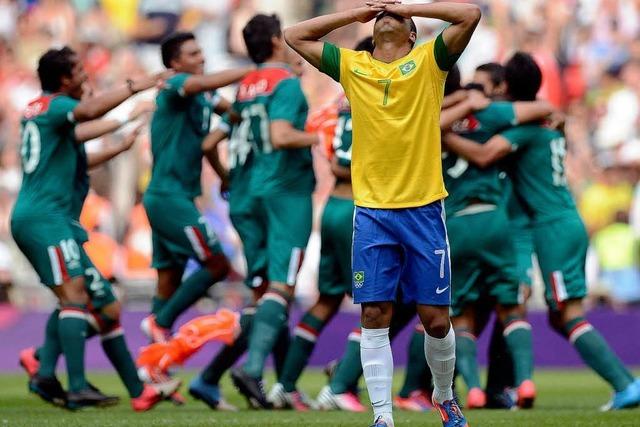 Mexikos Fußballer schnappen Brasilien das Gold weg