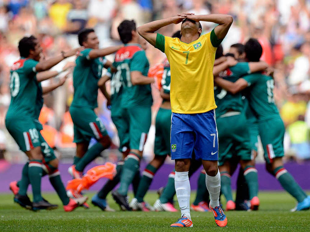 Mexikos Fußballer schnappen Brasilien das Gold weg Olympische Spiele