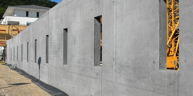 Ziemlich modern wird sich die Kinderta...e der Roche in Grenzach prsentieren.   | Foto: Jannik Schall