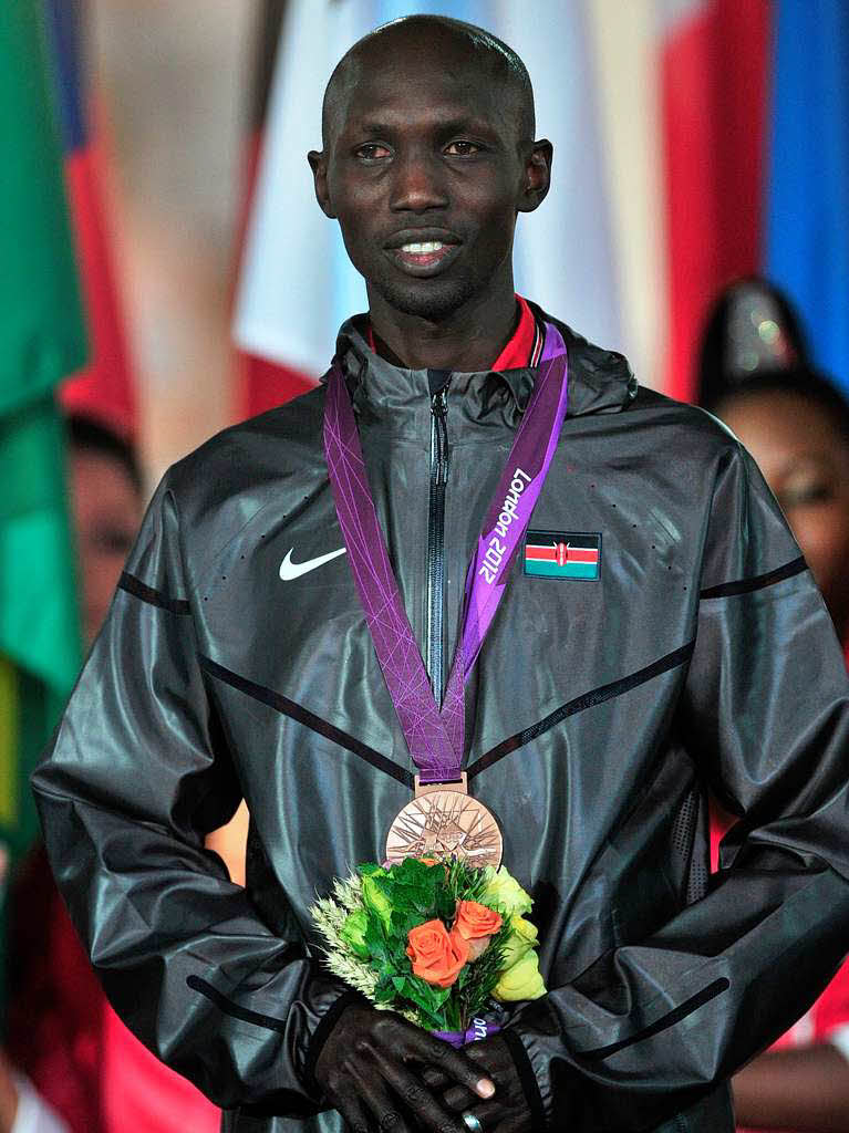 Wilson Kipsang errang im Marathon Bronze.