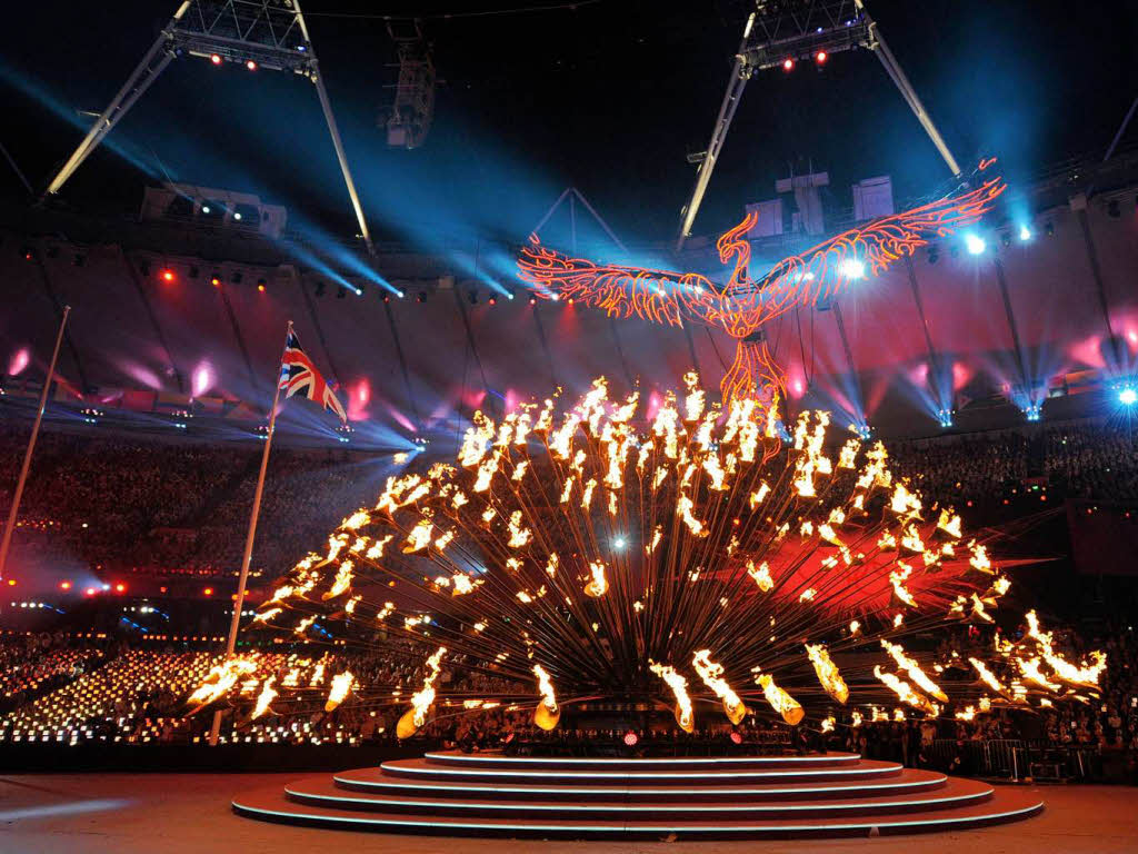 Fulminante Feier zum Ende der XXX. Olympischen Spiele