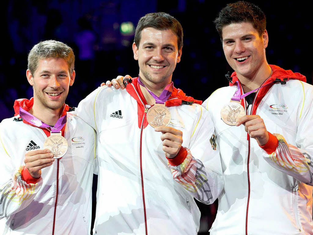 Die Tischtennis-Herren sicherten sich Bronze. Dimitrij Ovtcharov gelingt in der Einzelwertung ein weiterer Bronze-Rang.