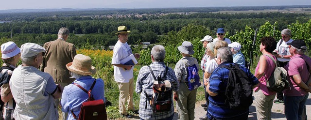 Rund 60 Interessierte nahmen an der Wa...Jahre Johann Peter Hebel&#8220; teil.   | Foto: Rnzi