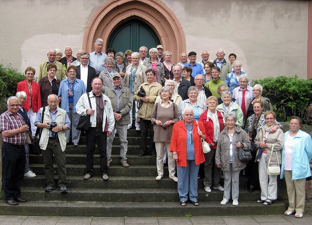 Ausflug der Senioren-Union Elzach. Hier  vor der Kirche St. Stefan in Mainz  | Foto: Privat