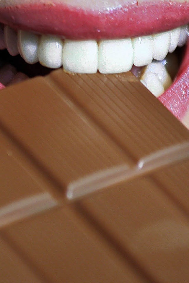 Lecker! Doch gerade Naschereien enthal...den man nur in Maen genieen sollte.   | Foto: dpa