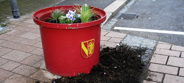 Bild der Vergangenheit: Blumenkbel wu...beverein stellt sie nicht lnger auf.   | Foto: Marlies Jung-Knoblich