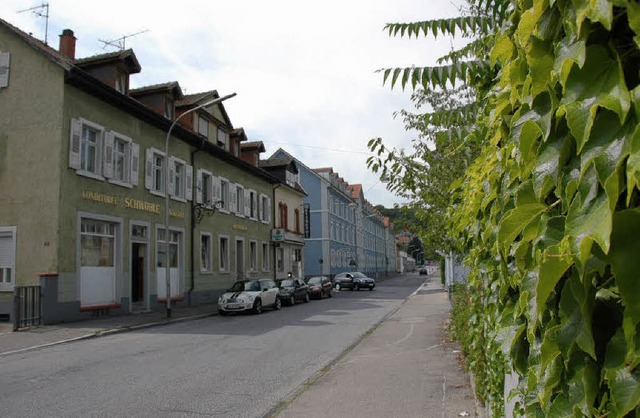 Teichstrae: Der westliche Stadteingang soll schner werden.   | Foto: Nikolaus Trenz