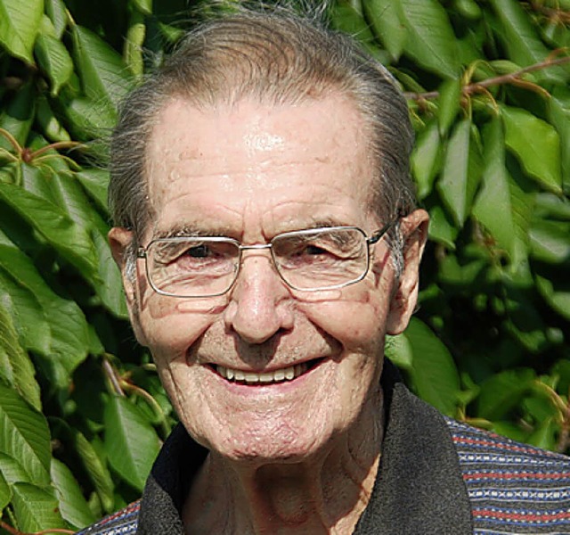 Paul Grres feiert am Mittwoch seinen 90. Geburtstag.   | Foto: voigt