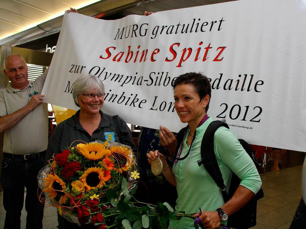 Groer Bahnhof fr Sabine Spitz