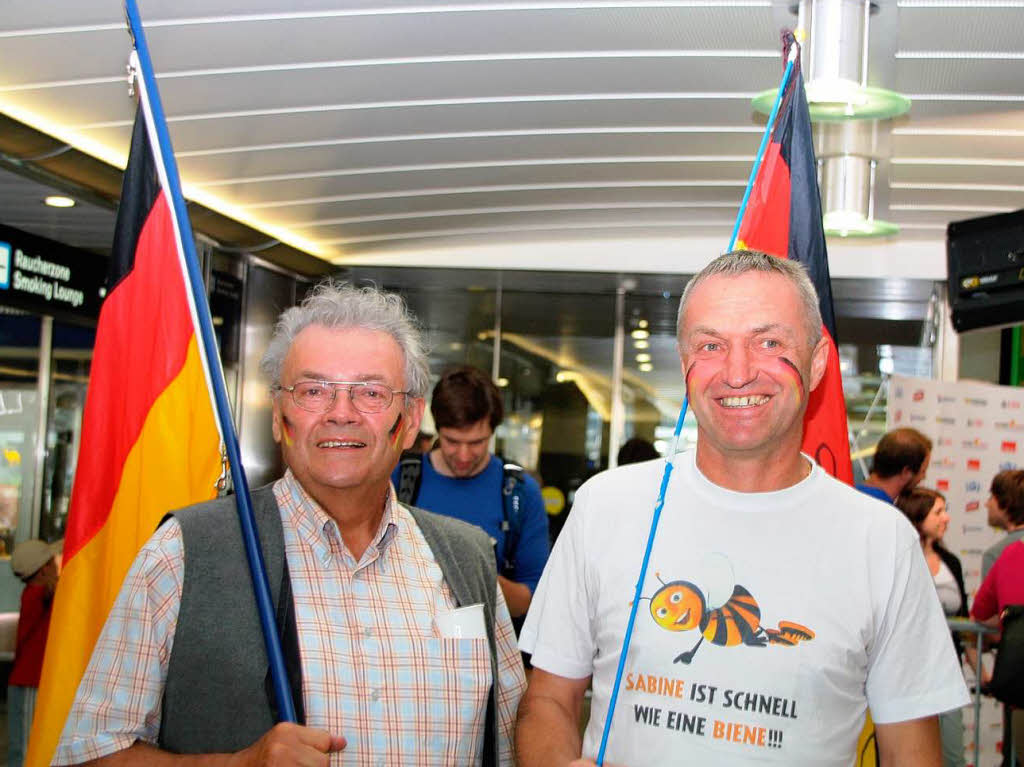 Groer Bahnhof fr Sabine Spitz