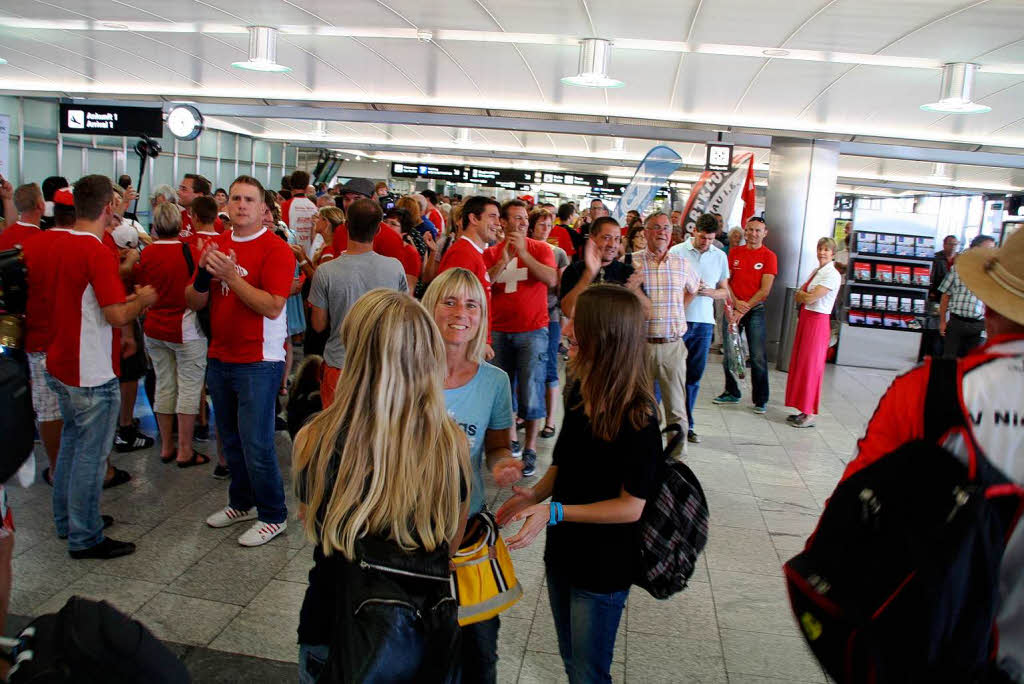 Groer Bahnhof fr Sabine Spitz