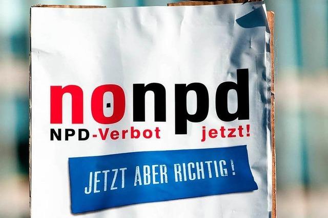 Seehofers Plan fr NPD-Verbot findet Anklang