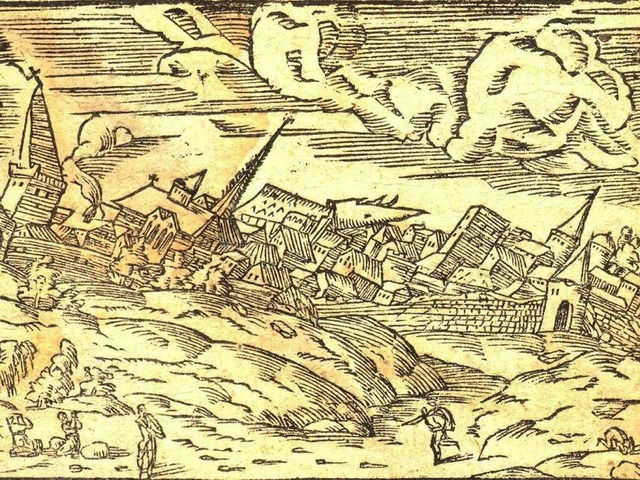 Auf Ereignisse wie das Erdbeben von 1356 will Basel besser vorbereitet sein.   | Foto: Repro: Museum am Burghof
