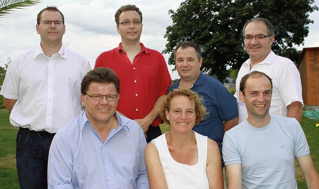 Der neue Vorstand  des TTV Auggen: Dir...ner) und   Rainer Liebig (Kulturwart)   | Foto: privat