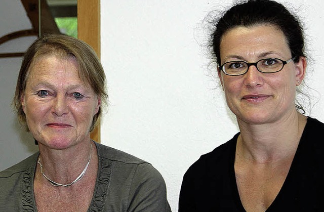 Jutta Kaltenbach (links) und Daniela Luchte   | Foto: Sabine Model