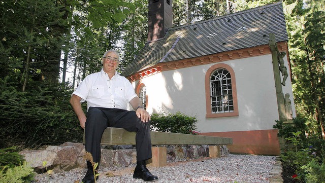 Das Gelnde um das Ausflugsziel Kniest...e hat Anton Zehnle schon verschnert.   | Foto: heidi fssel