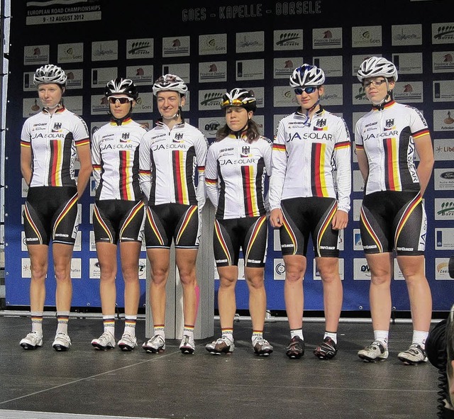 Das Deutsche Team der Juniorinnen bei der EM  | Foto: privat