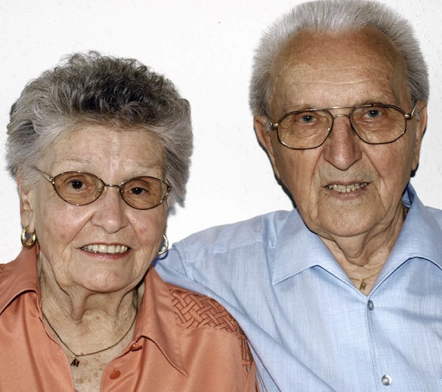 Hannelore und Martin Tesche feiern heute Diamantene Hochzeit.   | Foto: Paul Schleer