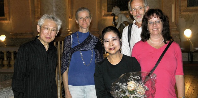 Takako Yokote aus Nagoya, Japan wurde ...Empore des Doms von St. Blasien eilen.  | Foto: Margrit Matyscak