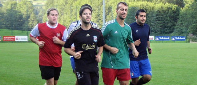 Fr einen guten Platz in der Kreisliga..., dass sogar der Aufstieg mglich sei.  | Foto: Thomas Steimer