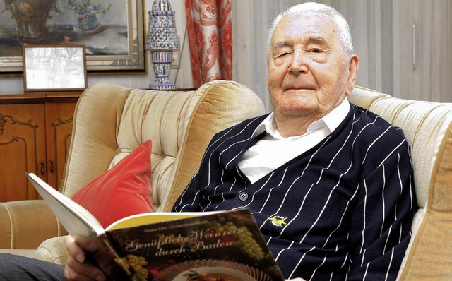 Herbert Schilde wird heute 101 Jahre alt.   | Foto: Peter Heck