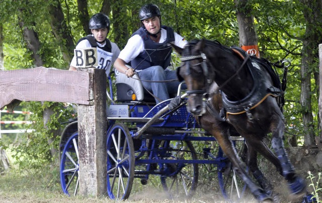 Philipp Fait (Lahr-Reichenbach) mit Ann in Time fhrt nach Portugal.   | Foto: Archiv: Sebastian Khli