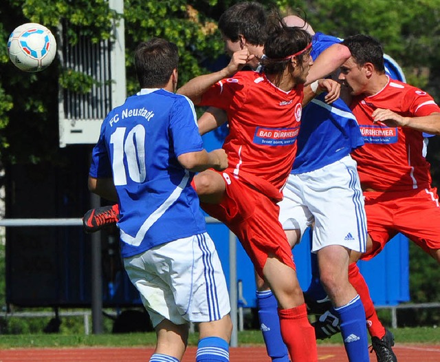 Johannes Ketterer vom FC Neustadt (von...de stand eine 0:2-Niederlage des FCN.   | Foto: seger