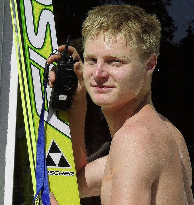 Pascal Bodmer will in Hinterzarten den...tkampf eine berzeugende Vorstellung.   | Foto: bachmann