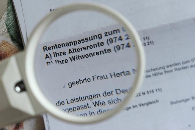 Rentenpannen auch in Baden-Württemberg