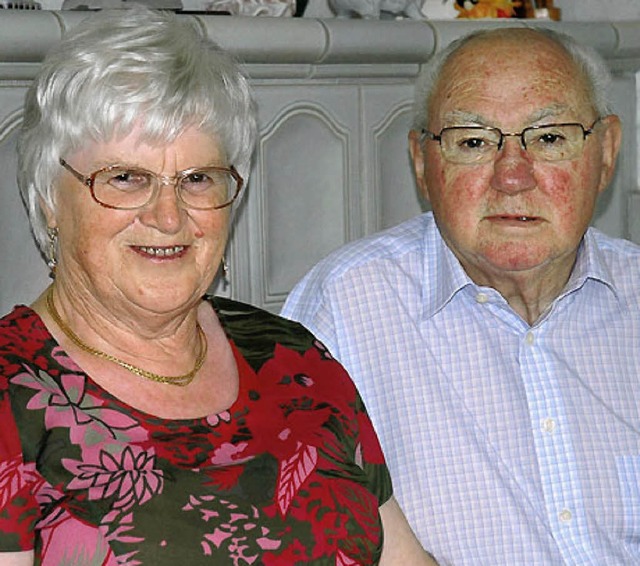 Feiern goldene Hochzeit: Ursel und Paul Weniger  | Foto: Brigitte Chymo