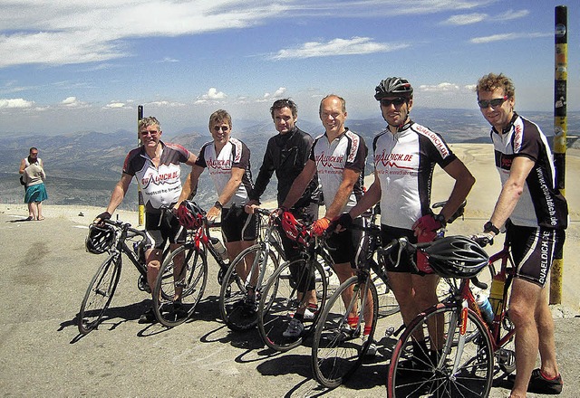 Der Aufstieg auf den Mont Ventoux ist geschafft.   | Foto: privat