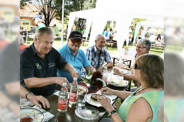 Der Rollbraten lockte die Besucher