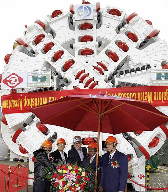 HK-Tunnelbohrmaschine fr die Metro in Bangalore   | Foto: herrenknecht