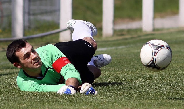 Henning Brstle (Torwart Spfr. Oberried)  | Foto: Klein