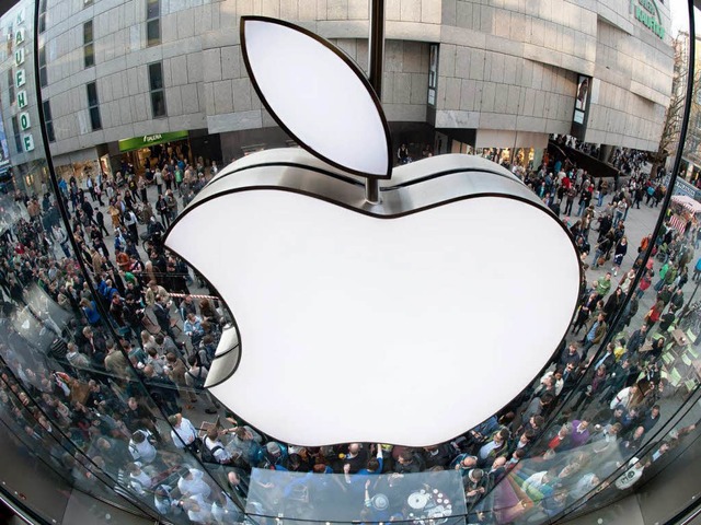Das wertvollste Unternehmen aller Zeiten: Apple.  | Foto: dapd