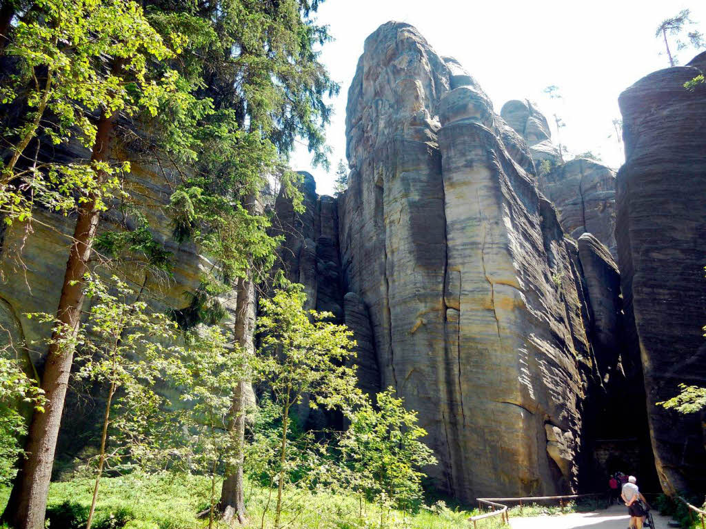 Adersbacher- und Teplicer Felsenstadt in Tschechien Foto: Gisela Janz, Bad Sckingen