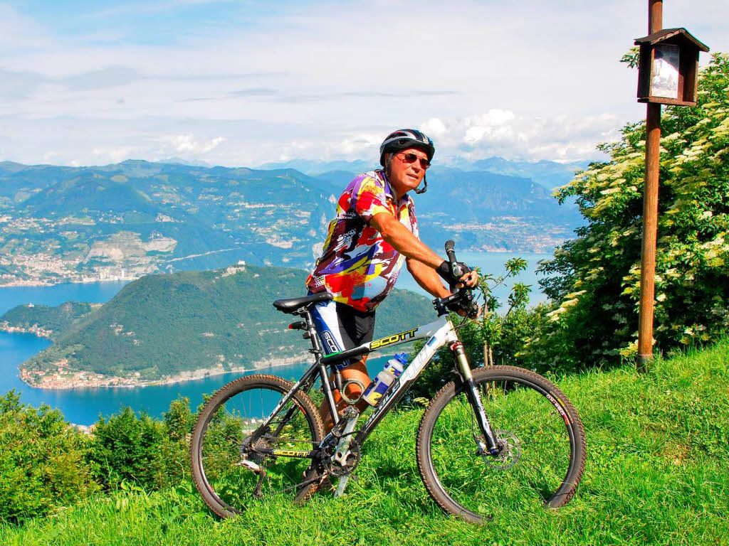 Biken ber dem Iseo See, LombardeiFoto: Irma Fleig, Lahr