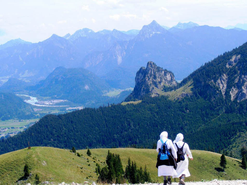 Nonnen machen Urlaub im AllguFoto: Margot Hauswald, Lahr