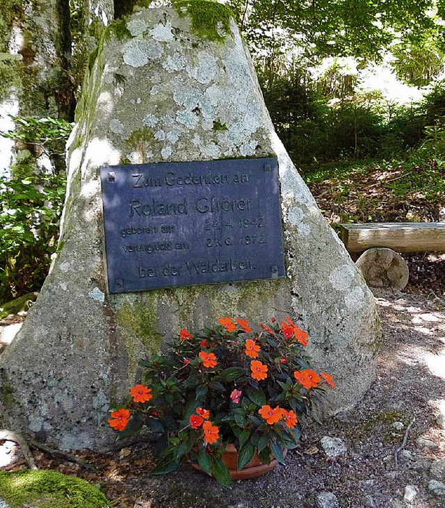 Gedenkstein Gfrrer in St. Blasien. Thomas Mutter  | Foto: Thomas Mutter