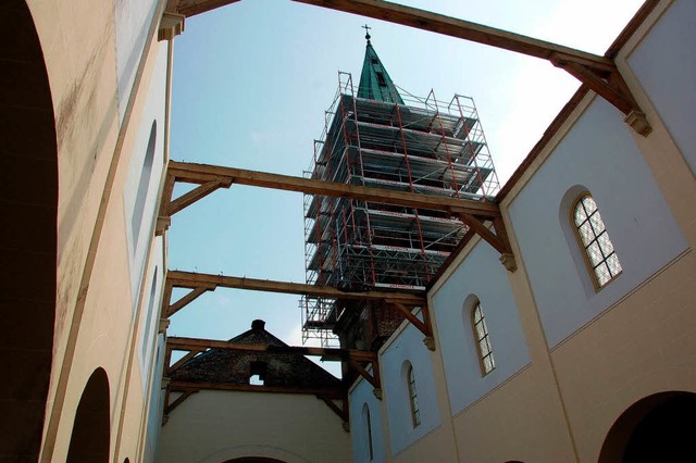 Habt ihr schon das Relief an der Bonifatiuskirche entdeckt?   | Foto: Nikolaus Trenz