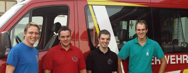 Die Jugendleiter der Feuerwehren von R...em Namen &quot;Herigst&quot; zusammen  | Foto: Karin Stckl-Steinebrunner