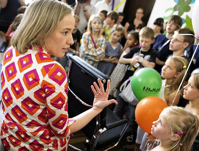 Im Familienministerium von Kristina Schrder soll  es weitere Reformen geben.   | Foto: dapd